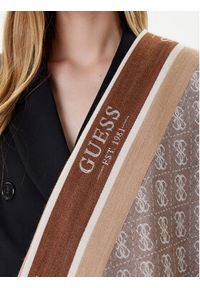 Guess Szal AM9565 POL03 Beżowy. Kolor: beżowy. Materiał: poliester, materiał