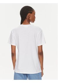 Calvin Klein T-Shirt Micro Logo K20K206629 Biały Regular Fit. Kolor: biały. Materiał: bawełna #5