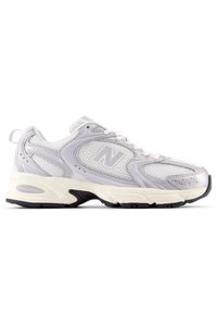 Buty unisex New Balance U530SEA – srebrne. Kolor: srebrny. Materiał: materiał, syntetyk. Szerokość cholewki: normalna. Sezon: lato. Sport: turystyka piesza