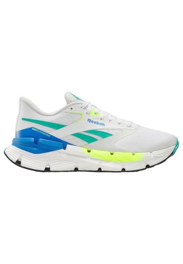 Buty do biegania męskie Reebok Floatzig Symmetros. Kolor: biały. Materiał: syntetyk, materiał. Szerokość cholewki: normalna. Sport: bieganie