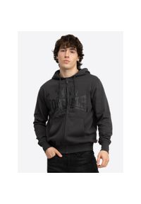 Bluza z kapturem Lonsdale Krafty. Typ kołnierza: kaptur. Kolor: szary, wielokolorowy, czarny. Materiał: bawełna. Sezon: zima #1