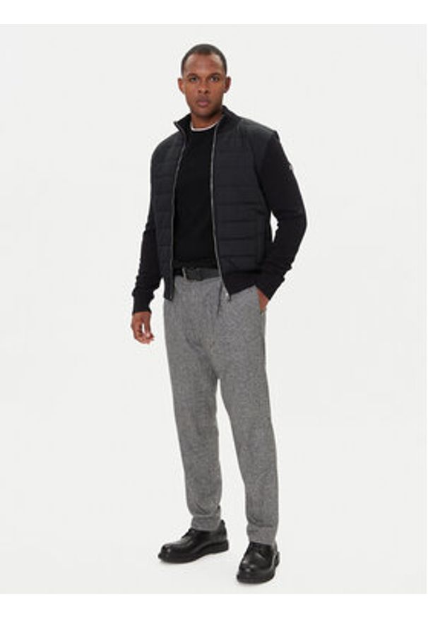 BOSS Kurtka przejściowa H-Hernesto 50549991 Czarny Regular Fit. Kolor: czarny. Materiał: wełna, bawełna, syntetyk