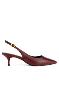 Gino Rossi Czółenka LILIANE-526-2 Bordowy. Kolor: czerwony. Materiał: skóra #1