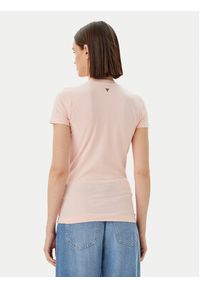 Guess T-Shirt W5GI10 J1314 Różowy Slim Fit. Kolor: różowy. Materiał: bawełna #3