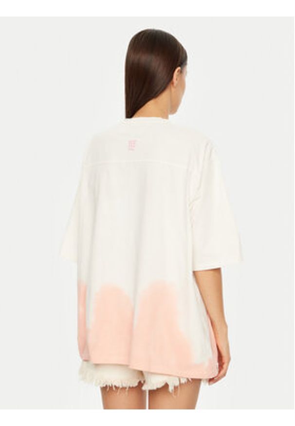 One Teaspoon T-Shirt Angel 26821 Écru Relaxed Fit. Materiał: bawełna