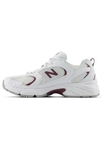Buty unisex New Balance U530CSF – białe. Kolor: biały. Materiał: syntetyk, materiał. Szerokość cholewki: normalna. Sezon: lato. Sport: turystyka piesza #4