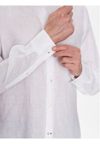 JOOP! Koszula JSH-146PAI-W 30036138 Biały Slim Fit. Kolor: biały. Materiał: len #3