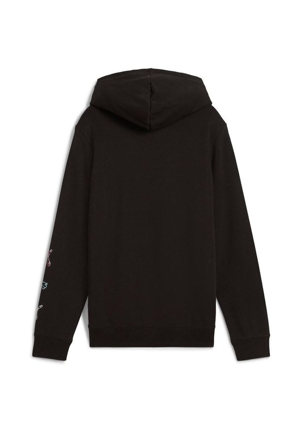 Bluza z kapturem Puma Ess Logo Lab Execution Hoodie Tr B, Dzieci. Typ kołnierza: kaptur. Kolor: czarny. Materiał: bawełna, materiał