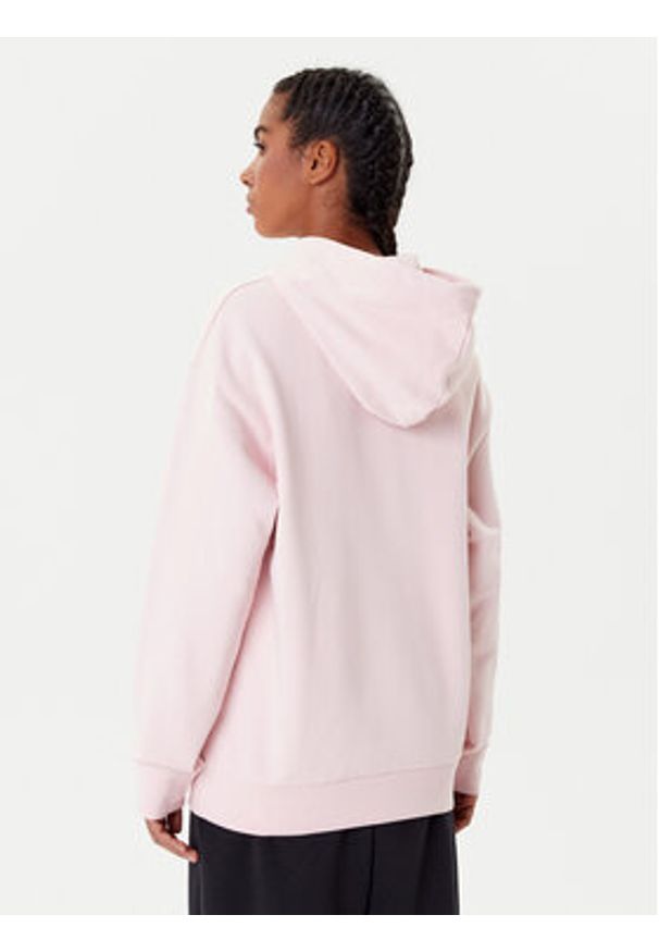 Lacoste Bluza SF7612 Różowy Oversize. Kolor: różowy. Materiał: bawełna