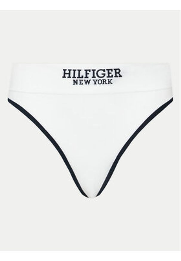 TOMMY HILFIGER - Tommy Hilfiger Stringi UW0UW05219 Biały. Kolor: biały. Materiał: bawełna