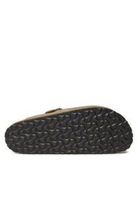 Birkenstock Klapki Boston Braided 1026694 Brązowy. Kolor: brązowy. Materiał: skóra #4