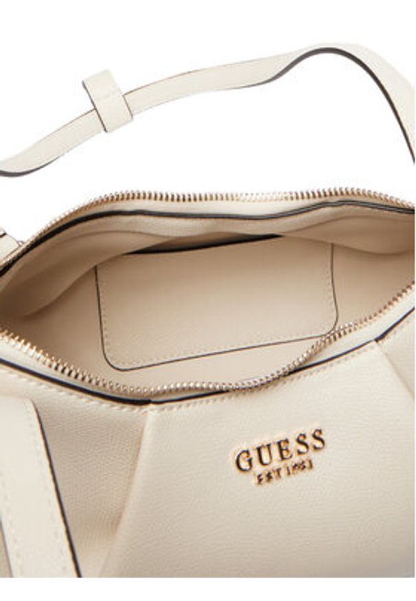Guess Torebka Amorette HWBG78 98080 Kremowy. Kolor: kremowy. Materiał: skórzane