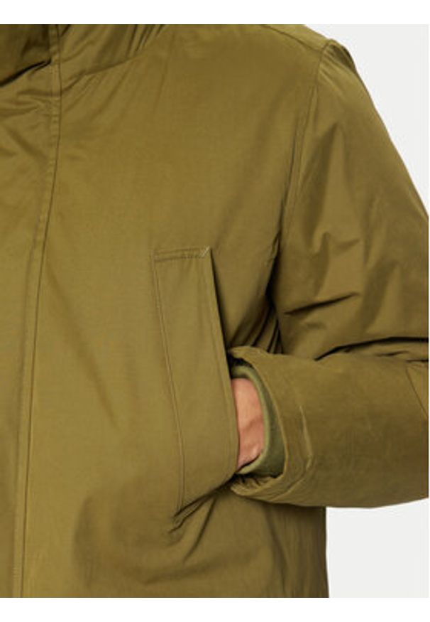 United Colors of Benetton - United Colors Of Benetton Parka 26UWUN061 Zielony Regular Fit. Kolor: zielony. Materiał: bawełna