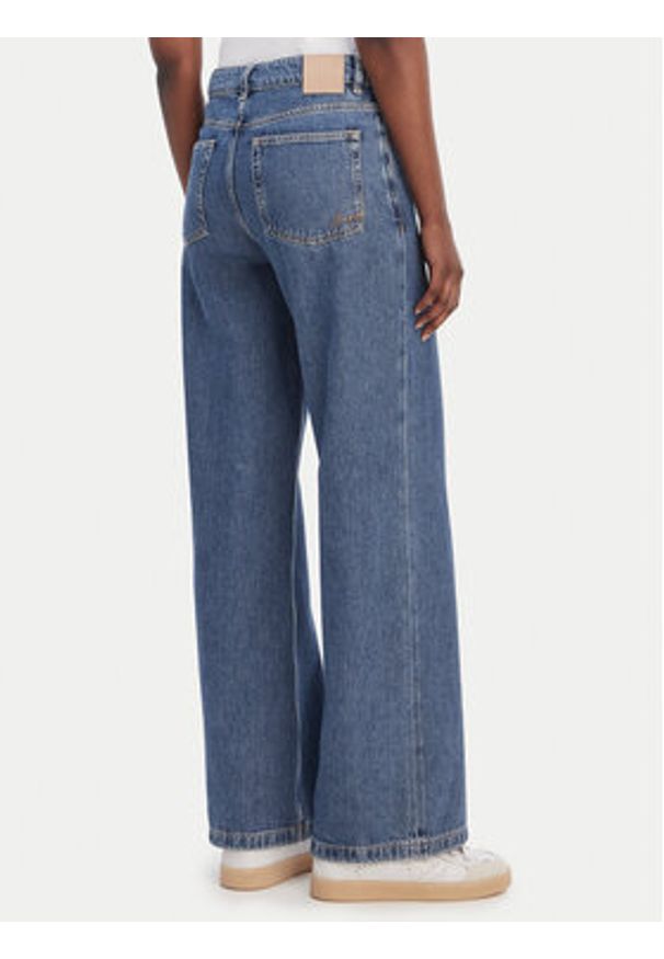 BOSS Jeansy Marlene 50552093 Niebieski Wide Leg. Kolor: niebieski