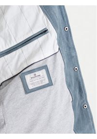 Milestone Kurtka skórzana Valerio 612205 60790 Niebieski Regular Fit. Kolor: niebieski. Materiał: welur #4