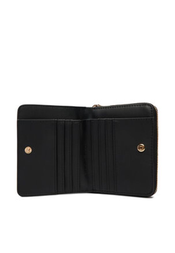 TOMMY HILFIGER - Tommy Hilfiger Portfel Th Icon Med Za W/Flap Mono AW0AW18474 Czarny. Kolor: czarny. Materiał: skóra