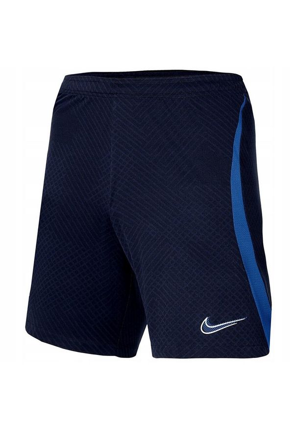 Nike - Męskie Spodenki Strike 22 DriFIT. Kolor: niebieski. Sport: turystyka piesza