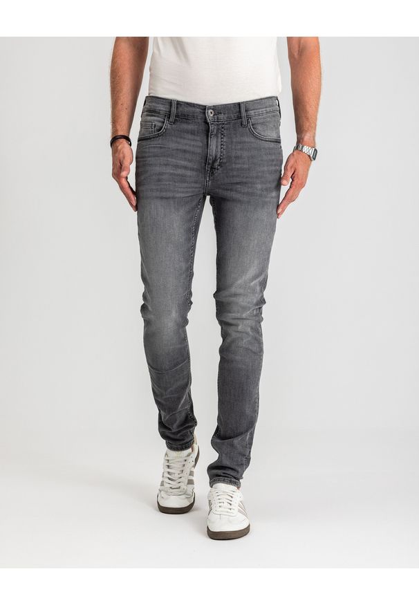 Męskie Spodnie Jeansowe Mustang Style Frisco Skinny Denim Black 1017118 4000 203