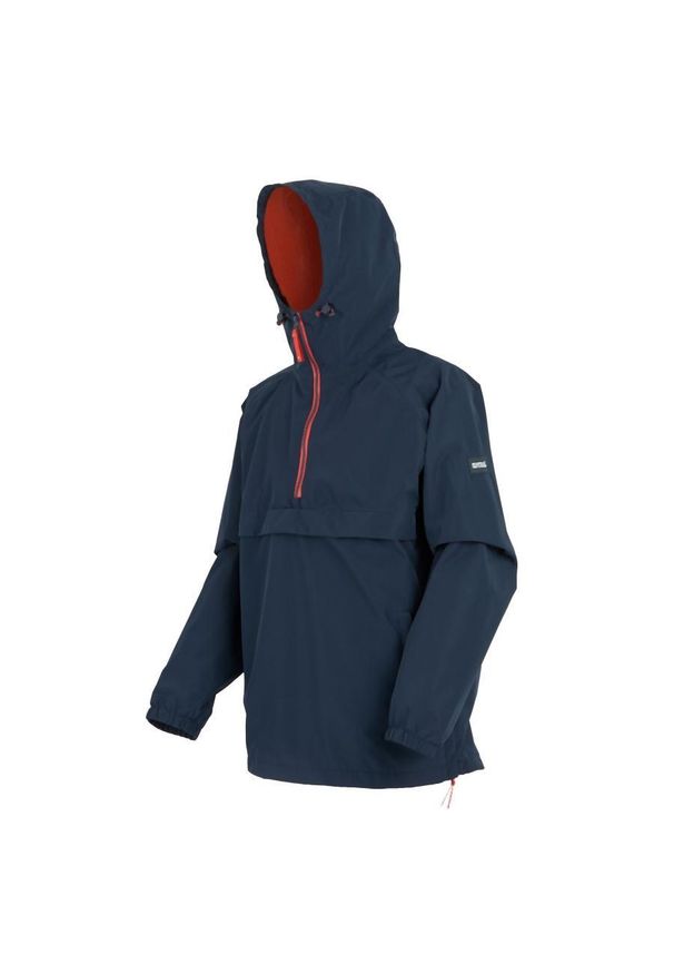 Regatta - Kurtka turystyczna przeciwdeszczowa męska Tayan wodoodporna. Kolor: niebieski. Materiał: poliester, tkanina. Sport: turystyka piesza