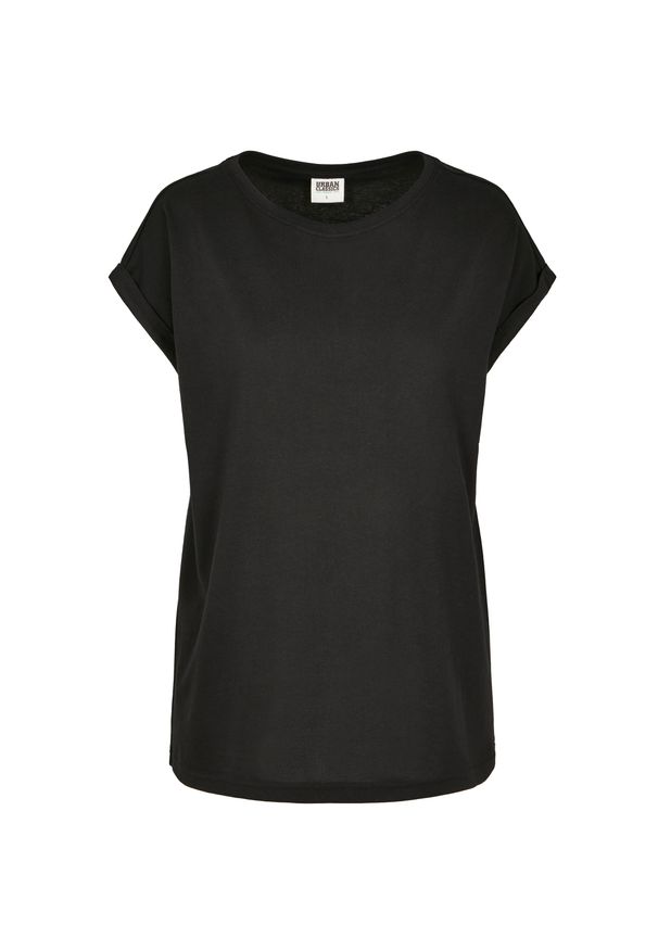 Urban Classics - Damski T-shirt w dużych rozmiarach Urban Classic organic extended. Kolor: czarny