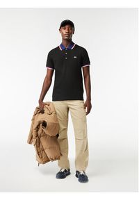 Lacoste Polo PH3461 Czarny Regular Fit. Typ kołnierza: polo. Kolor: czarny. Materiał: bawełna