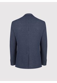 Pako Lorente - PAKO LORENTE - Casualowa marynarka męska w kolorze granatowym. Okazja: na co dzień. Kolor: niebieski. Materiał: poliester, elastan, bawełna. Styl: casual #7