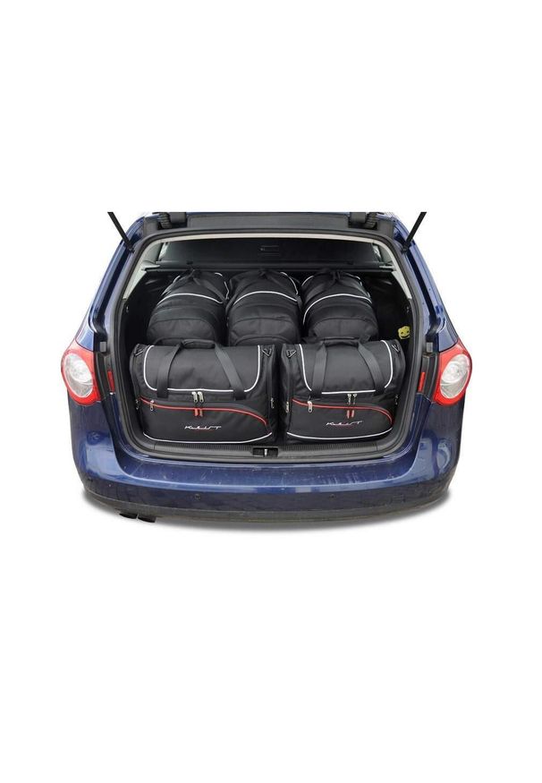 KJUST - Torby Do Bagażnika Vw Passat Variant 2005-2010 5Szt Kjust. Kolor: czarny. Styl: sportowy