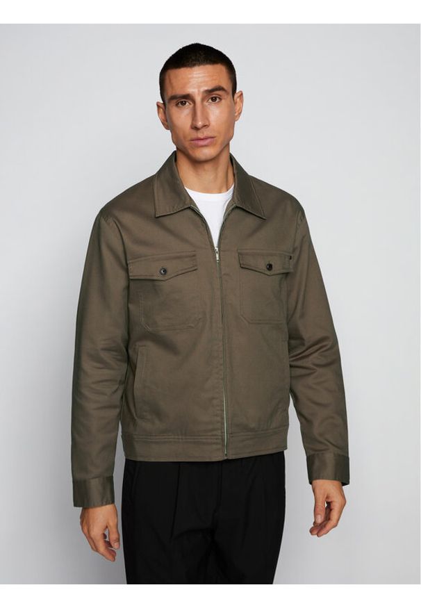 Matinique Kurtka przejściowa 30206545 Brązowy Regular Fit. Kolor: brązowy. Materiał: bawełna
