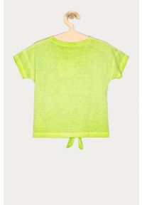 Desigual - T-shirt dziecięcy 104-164 cm. Okazja: na co dzień. Kolor: żółty, zielony, wielokolorowy. Materiał: bawełna, dzianina. Długość rękawa: krótki rękaw. Długość: krótkie. Wzór: aplikacja. Styl: casual #2
