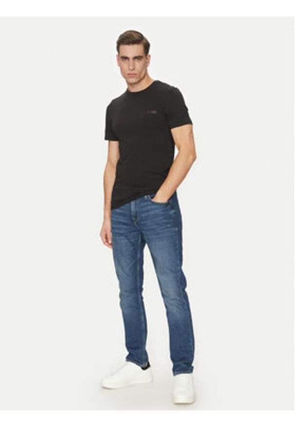 Guess T-Shirt U5GM30 KCPZ1 Czarny Regular Fit. Kolor: czarny. Materiał: bawełna