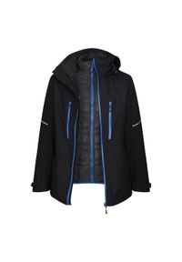 Regatta - Męska Kurtka 3 W 1 Evader. Kolor: wielokolorowy, niebieski, czarny. Sport: turystyka piesza #1