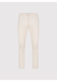 Pako Lorente - PAKO LORENTE – Beżowe spodnie chino. Okazja: na co dzień. Kolor: beżowy. Materiał: elastan, bawełna. Wzór: gładki. Sezon: wiosna. Styl: casual #4