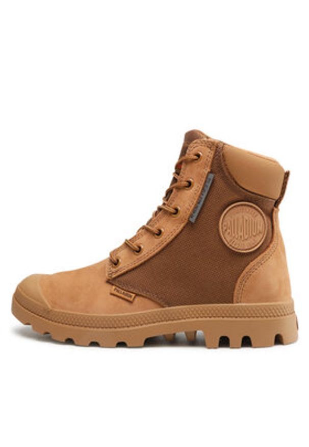 Palladium Trapery Pampa Sc Wpn U-S 77235-252-M Brązowy. Kolor: brązowy. Materiał: nubuk, skóra