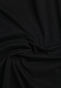 Born2be - Czarny T-shirt Bawełniany Klasyczny o Fasonie Oversize z Dłuższym Tyłem Nemedora. Okazja: na co dzień. Kolor: czarny. Materiał: bawełna. Długość: długie. Styl: klasyczny #6