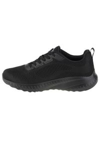 skechers - Buty Skechers Bobs Squad Chaos-Face Off, Kobiety. Kolor: czarny. Materiał: guma, materiał, tkanina, syntetyk