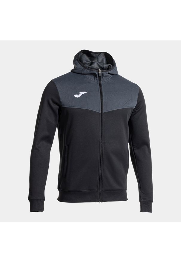Bluza dresowa z kapturem Joma Campus Street. Typ kołnierza: kaptur. Kolor: czarny. Materiał: dresówka. Sport: fitness, piłka nożna
