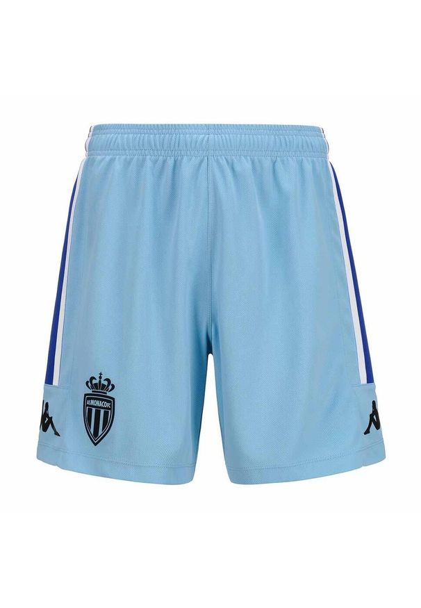 Kappa - Spodenki bramkarskie AS Monaco Kombat Ryder 2024/25. Kolor: niebieski. Sport: piłka nożna
