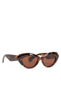 Vero Moda Okulary przeciwsłoneczne 10261553 Brązowy. Kolor: brązowy
