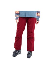 Spodnie narciarskie dla kobiet Protest Ciannamon. Kolor: czerwony. Sezon: zima. Sport: narciarstwo #1