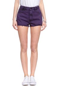 Wrangler - DAMSKIE SPODENKI WRANGLER THE SHORT PURPLE POP W27XRJ202 112128206 #9