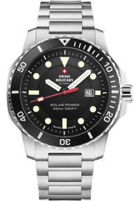 Zegarek Head Zegarek męski Swiss Military by Chrono SMS34102.01 srebrny. Kolor: srebrny #1