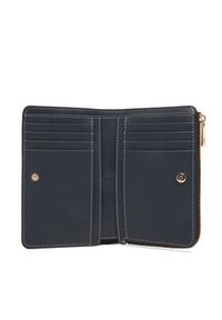 TOMMY HILFIGER - Tommy Hilfiger Portfel Th Icon Bifold Wallet Monoplay AW0AW18594 Granatowy. Kolor: niebieski. Materiał: skóra #3