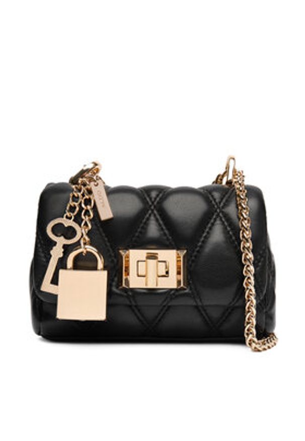 Aldo Torebka Miablack 14143769 Czarny. Kolor: czarny. Materiał: skórzane