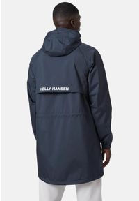 Długa kurtka wodoodporna Helly Hansen Active. Kolor: niebieski. Długość: długie