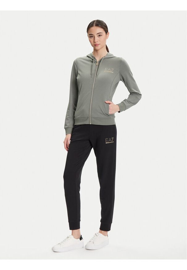 EA7 Emporio Armani Dres 8NTV51 TJ9RZ M7003 Zielony Regular Fit. Kolor: zielony. Materiał: syntetyk