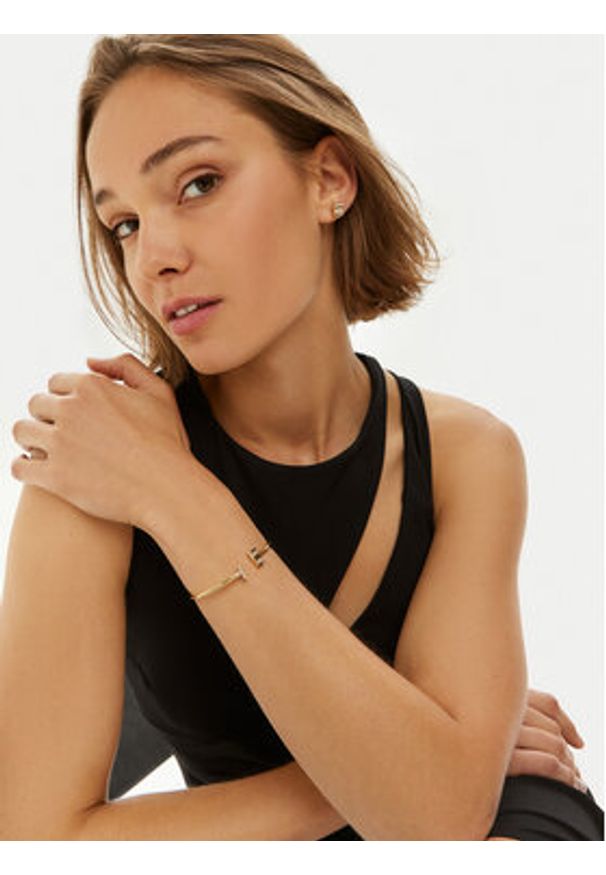 Calvin Klein Kolczyki 35000371 Złoty. Materiał: metalowe. Kolor: złoty