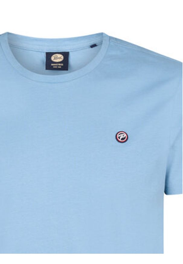 Petrol Industries T-Shirt M-ROS-TSR002 Błękitny Regular Fit. Kolor: niebieski. Materiał: bawełna