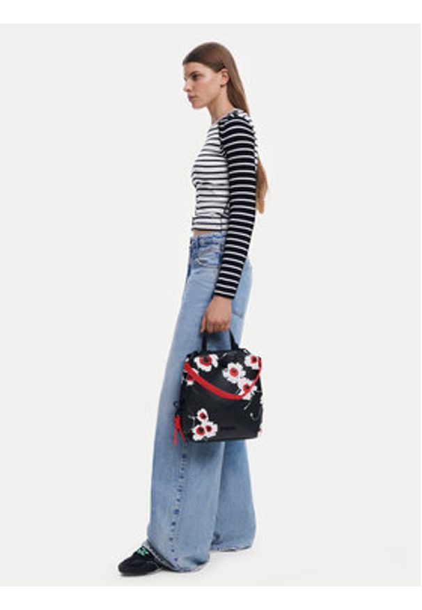 Desigual Plecak Chandra Sumy Mini 25SAKP27 Czarny. Kolor: czarny. Materiał: skóra