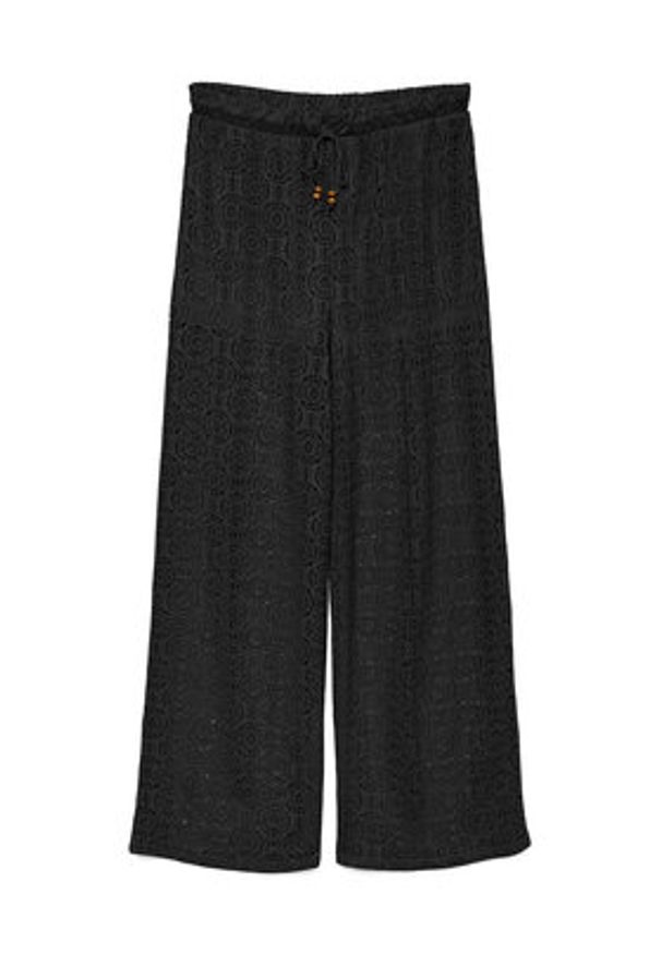 Vero Moda Spodnie materiałowe Maya 10325044 Czarny Relaxed Fit. Kolor: czarny. Materiał: syntetyk