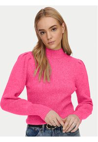 only - ONLY Sweter Katia 15232494 Różowy Regular Fit. Kolor: różowy. Materiał: syntetyk #3